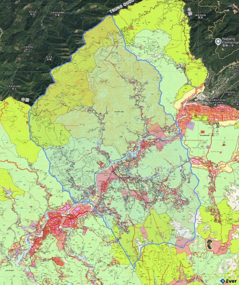 Bản đồ quy hoạch xã Lục Hồn