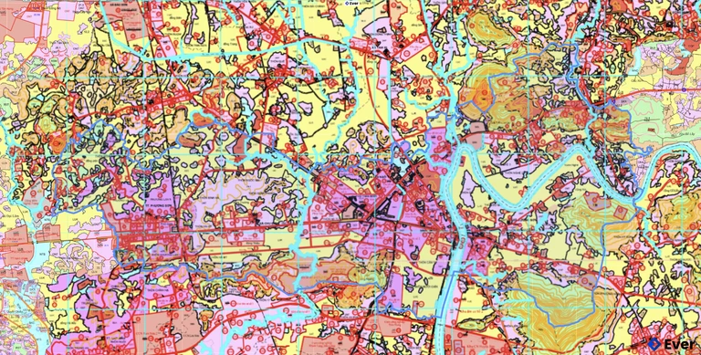 Bản đồ quy hoạch xã Lục Nam