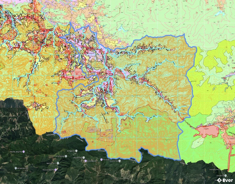 Bản đồ quy hoạch xã Lục Sơn