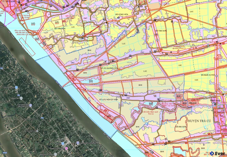 Bản đồ quy hoạch xã Lưu Nghiệp Anh