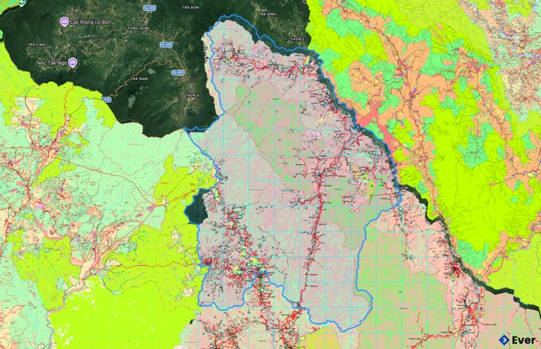 Bản đồ quy hoạch xã Măng Bút
