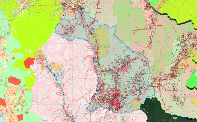 Bản đồ quy hoạch xã Măng Đen