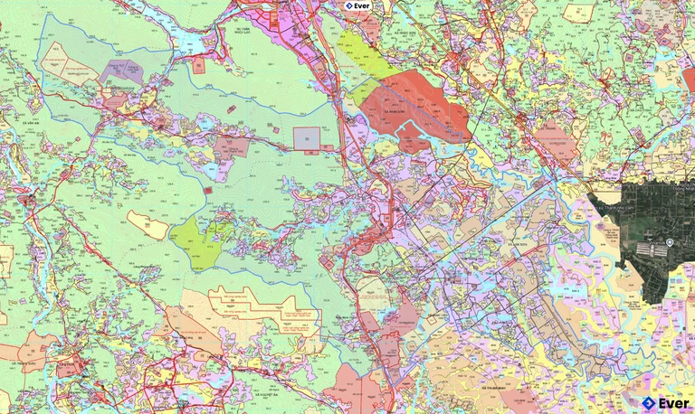 Bản đồ quy hoạch xã Minh Sơn