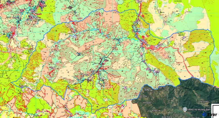 Bản đồ quy hoạch xã Mường Lạn