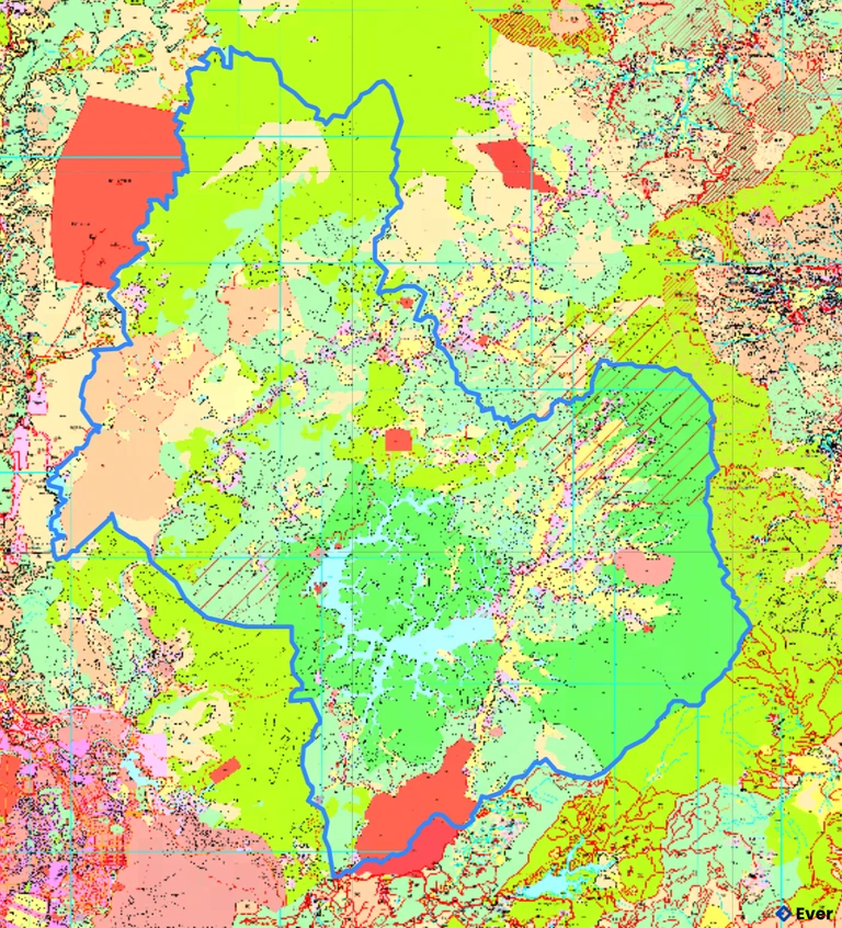 Bản đồ quy hoạch xã Mường Lăng