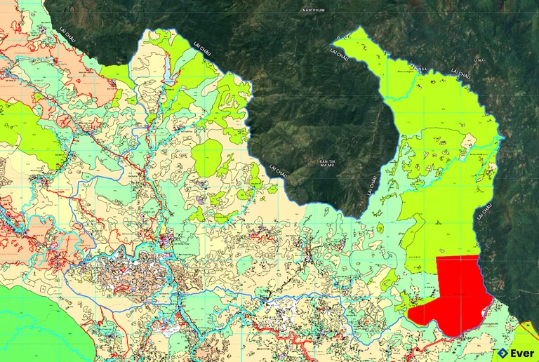 Bản đồ quy hoạch xã Mường Toong