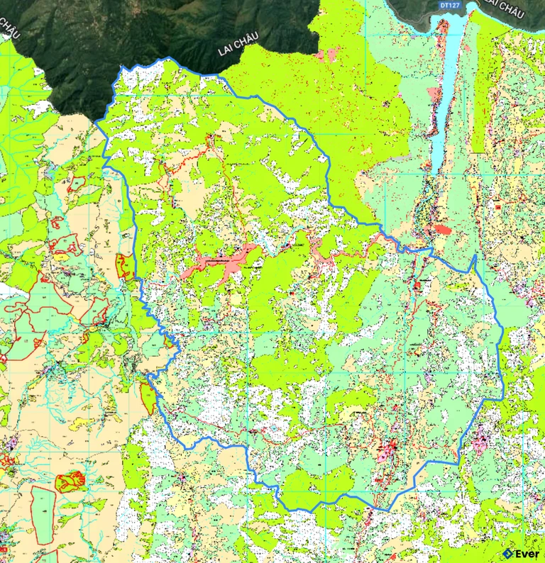 Bản đồ quy hoạch xã Mường Tùng