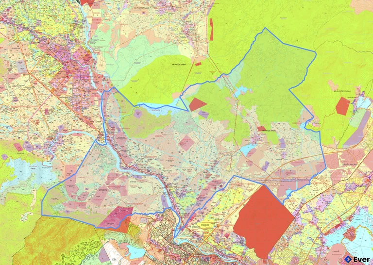 Bản đồ quy hoạch xã Mỹ Sơn