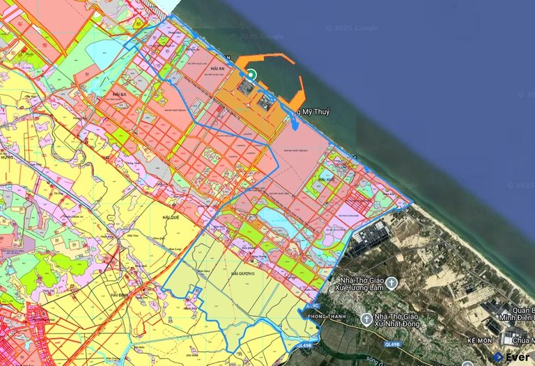 Bản đồ quy hoạch xã Mỹ Thủy