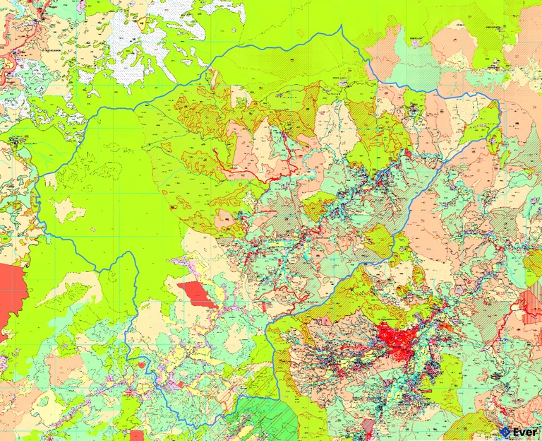 Bản đồ quy hoạch xã Nà Tấu