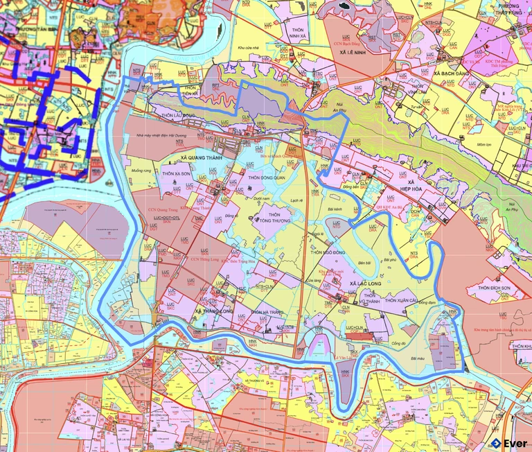 Bản đồ quy hoạch xã Nam An Phụ, Hải Phòng sau sáp nhập