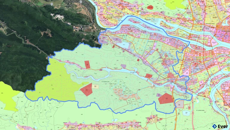 Bản đồ quy hoạch xã Nam Ba Đồn