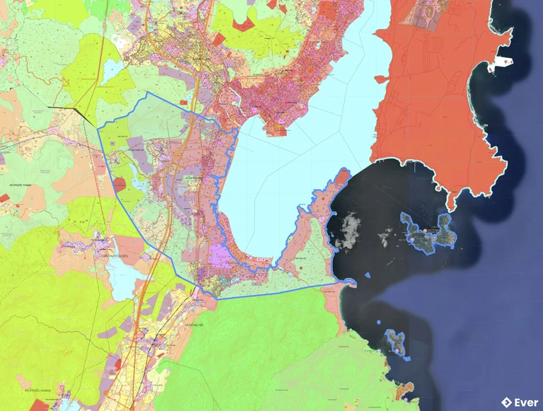 Bản đồ quy hoạch xã Nam Cam Ranh