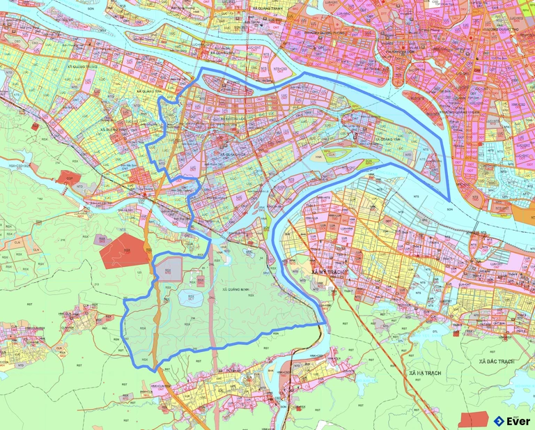 Bản đồ quy hoạch xã Nam Gianh