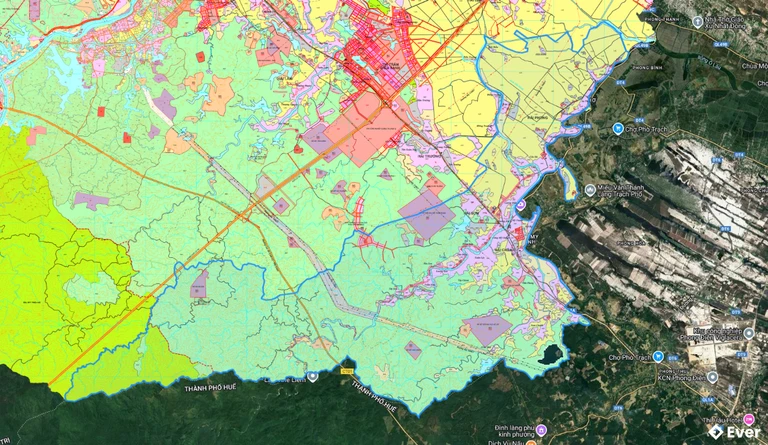 Bản đồ quy hoạch xã Nam Hải Lăng