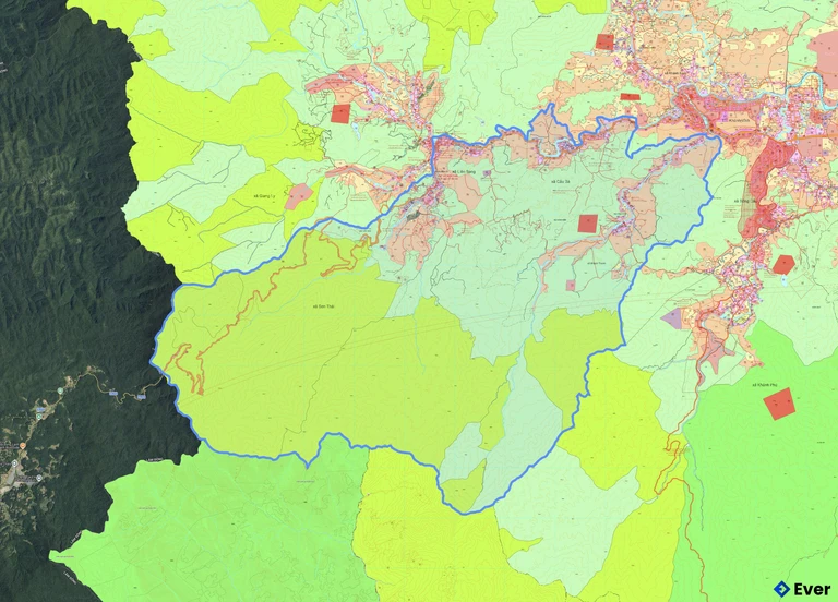 Bản đồ quy hoạch xã Nam Khánh Vĩnh