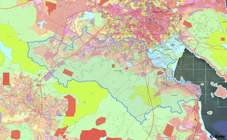 Bản đồ quy hoạch xã Nam Ninh Hòa