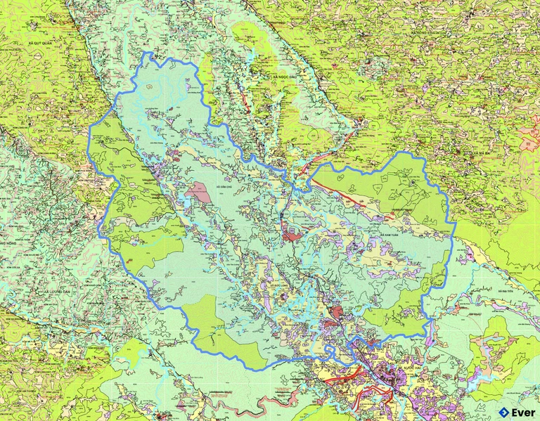 Bản đồ quy hoạch xã Nam Tuấn