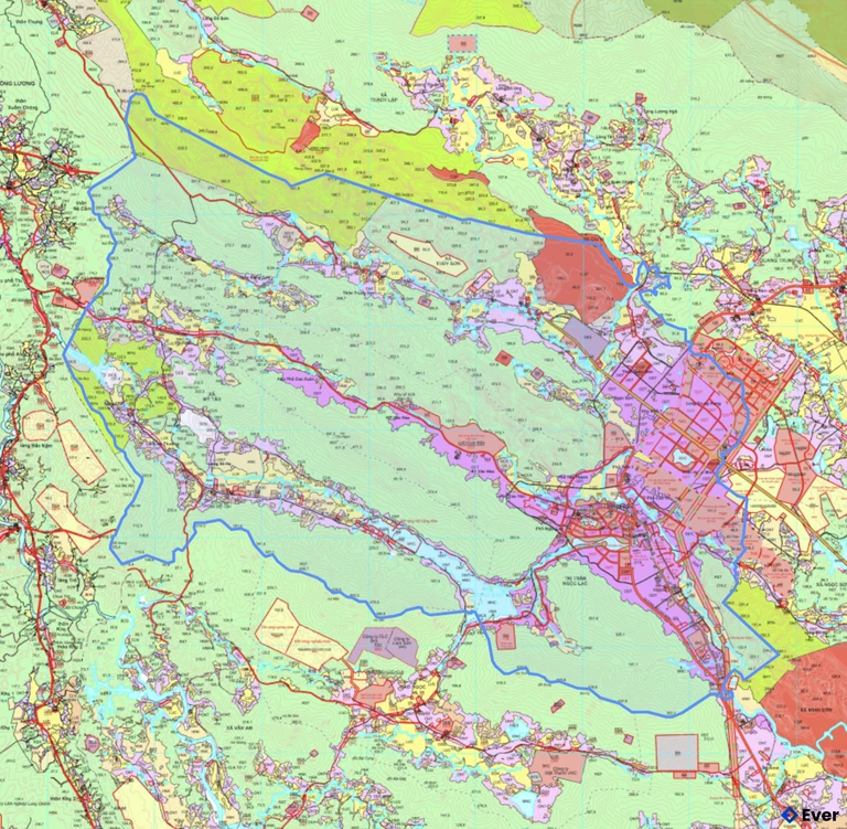Bản đồ quy hoạch xã Ngọc Lặc