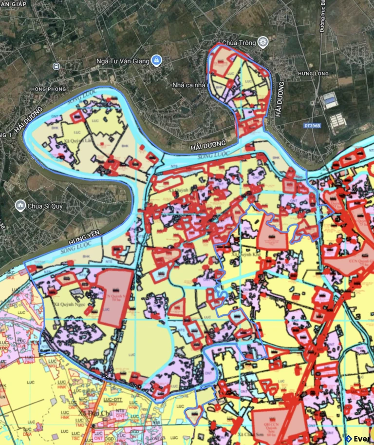 Bản đồ quy hoạch xã Ngọc Lâm