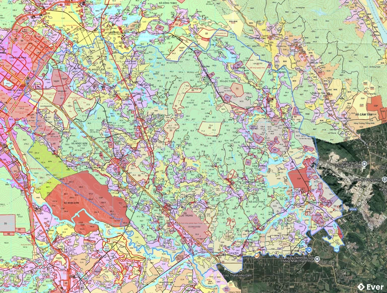 Bản đồ quy hoạch xã Ngọc Liên