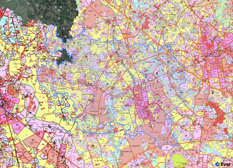 Bản đồ quy hoạch xã Ngọc Thiện