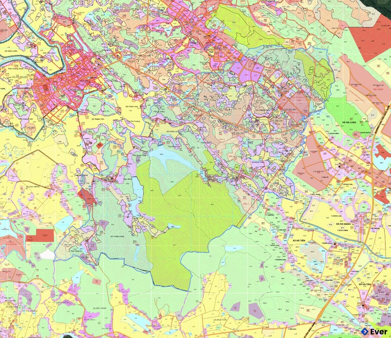 Bản đồ quy hoạch xã Ngọc Trạo