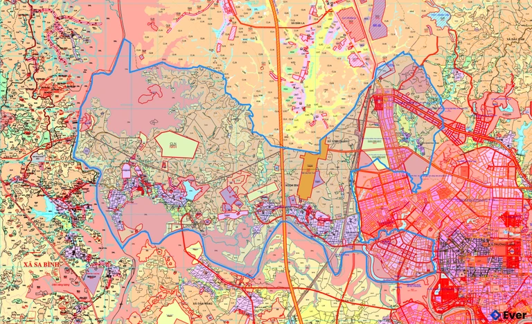 Bản đồ quy hoạch xã Ngọk Bay