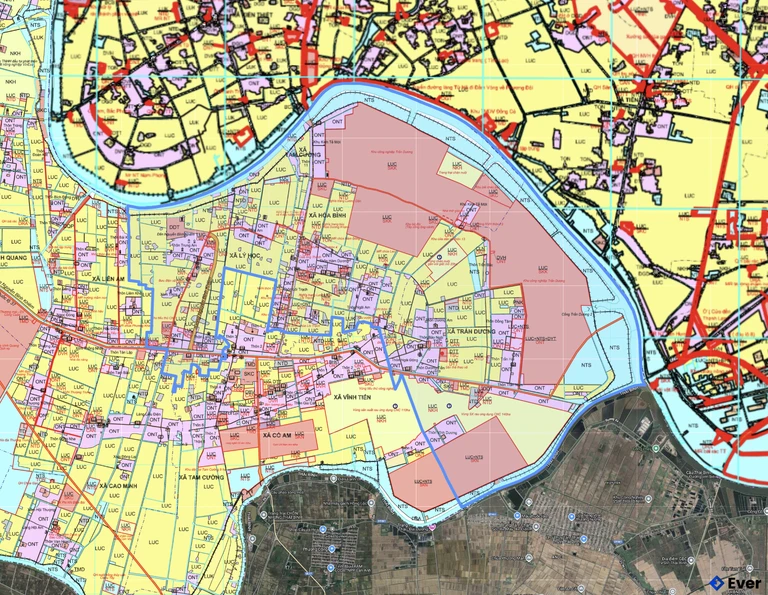 Bản đồ quy hoạch xã Nguyễn Bỉnh Khiêm, Hải Phòng sau sáp nhập