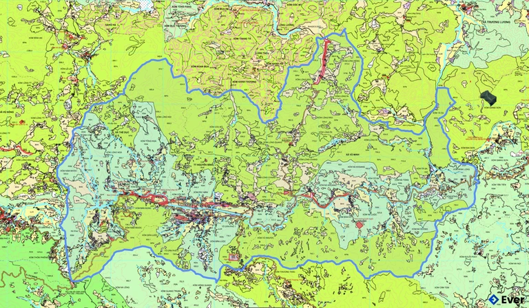 Bản đồ quy hoạch xã Nguyên Bình