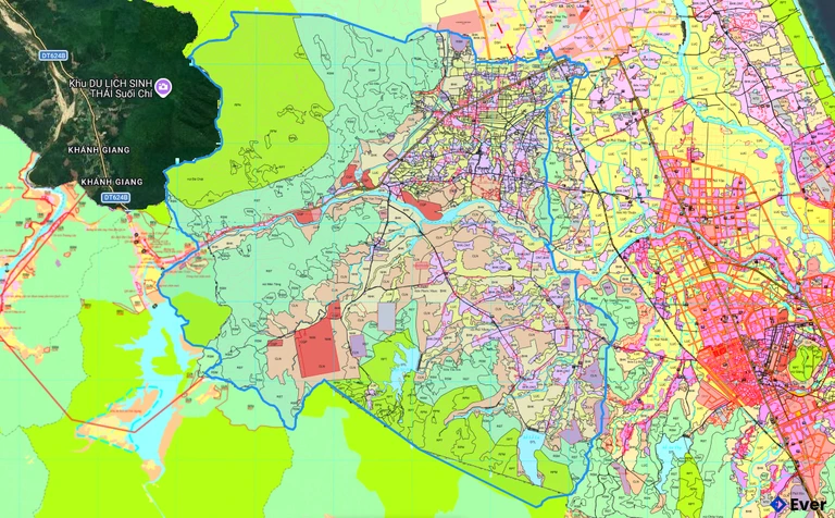 Bản đồ quy hoạch xã Nguyễn Nghiêm