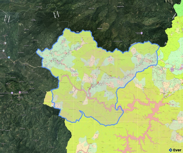 Bản đồ quy hoạch xã Nhôn Mai