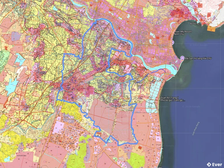Bản đồ quy hoạch xã Ninh Phước