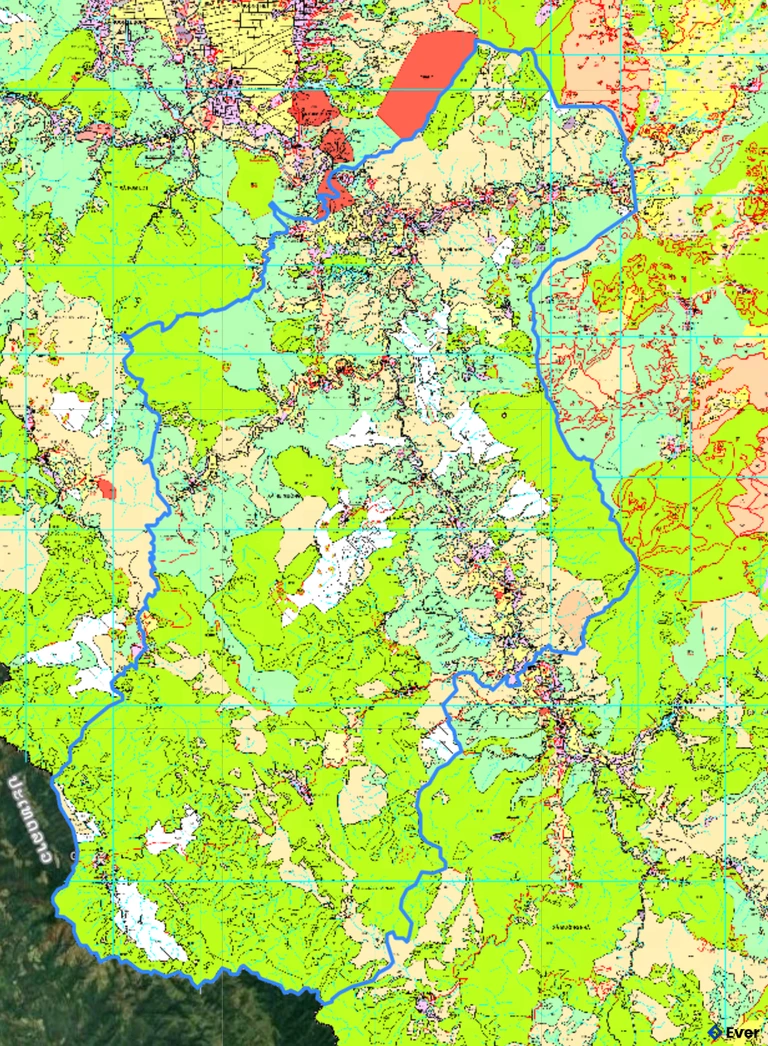 Bản đồ quy hoạch xã Núa Ngạm