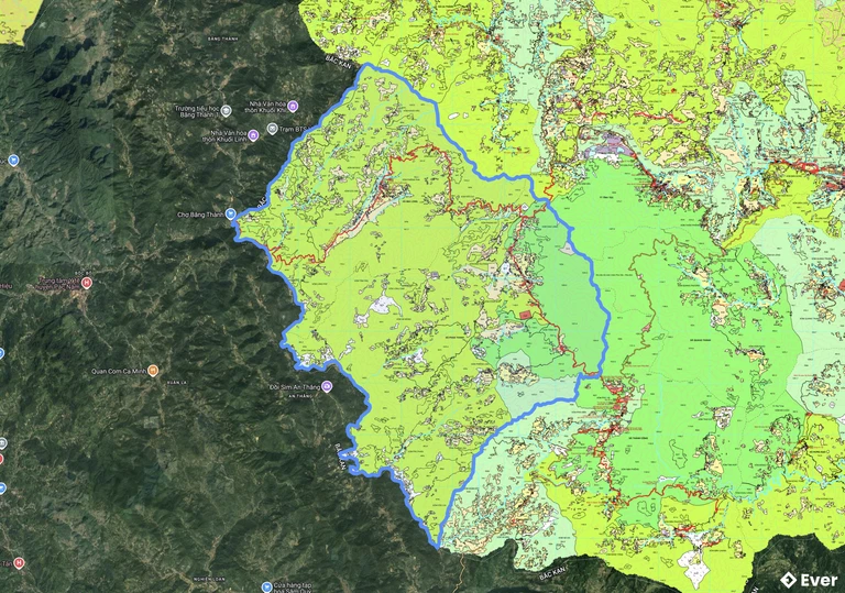Bản đồ quy hoạch xã Phan Thanh
