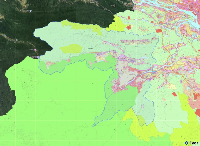 Bản đồ quy hoạch xã Phong Nha