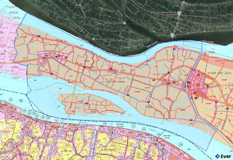 Bản đồ quy hoạch xã Phú Phụng