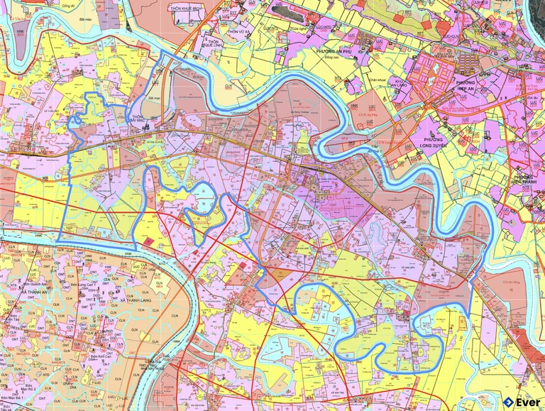 Bản đồ quy hoạch xã Phú Thái, Hải Phòng sau sáp nhập