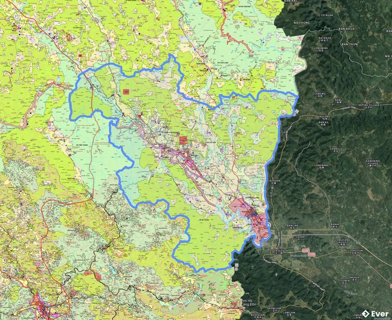 Bản đồ quy hoạch xã Phục Hòa