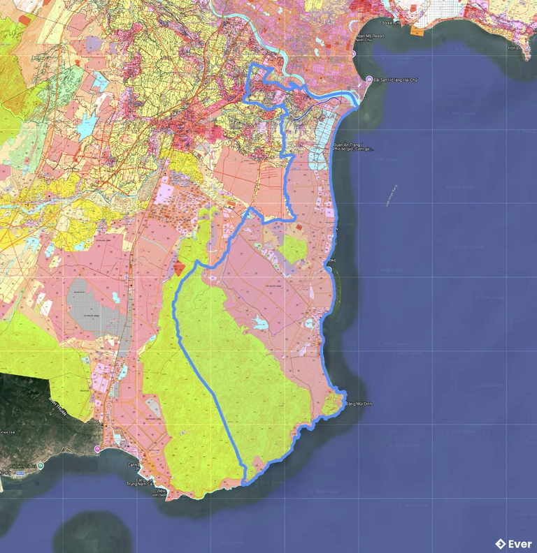 Bản đồ quy hoạch xã Phước Dinh