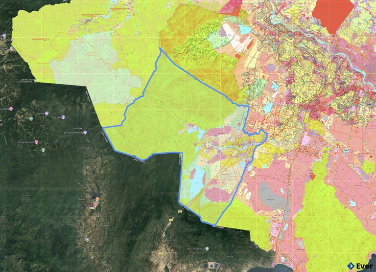 Bản đồ quy hoạch xã Phước Hà