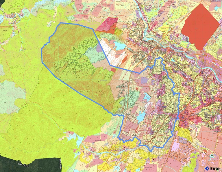 Bản đồ quy hoạch xã Phước Hữu