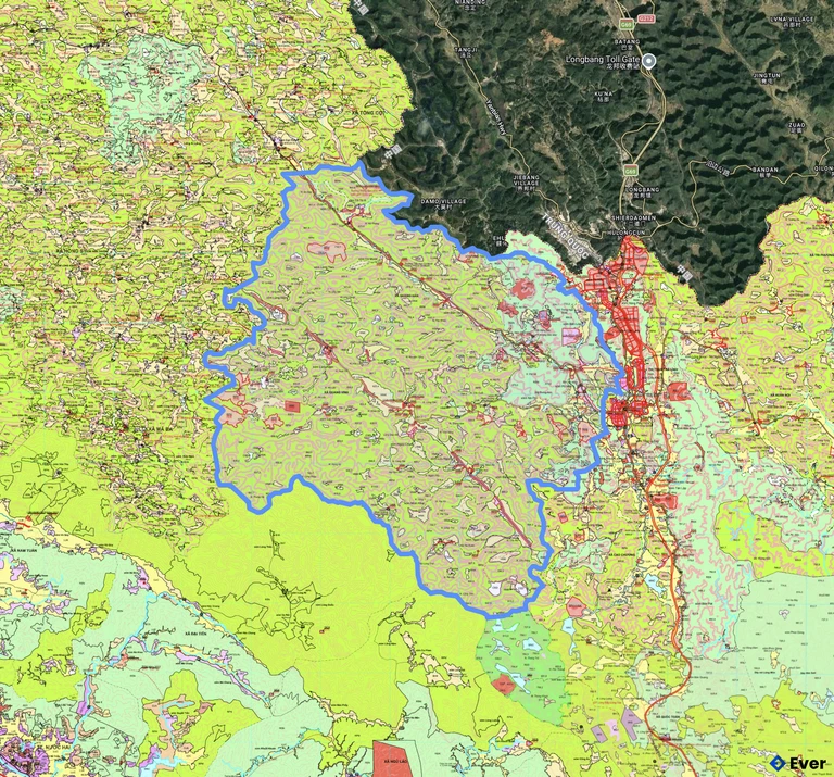 Bản đồ quy hoạch xã Quang Hán