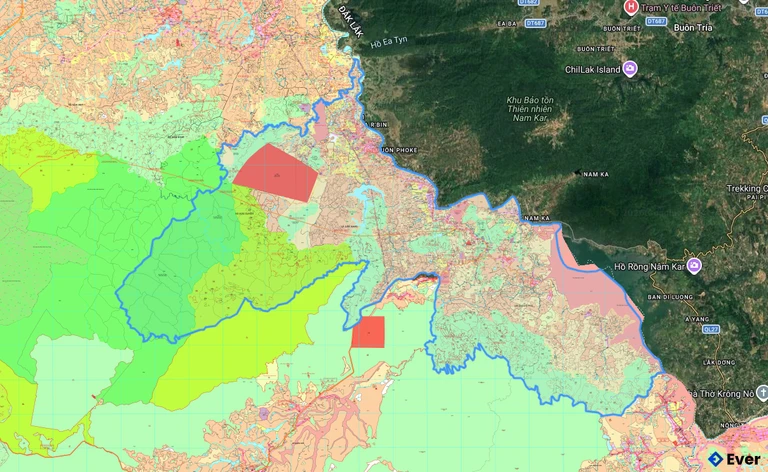 Bản đồ quy hoạch xã Quảng Phú