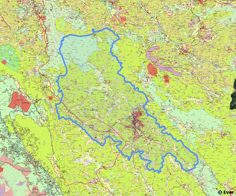 Bản đồ quy hoạch xã Quảng Uyên