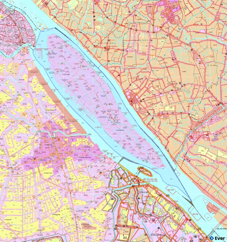 Bản đồ quy hoạch xã Quới Thiện