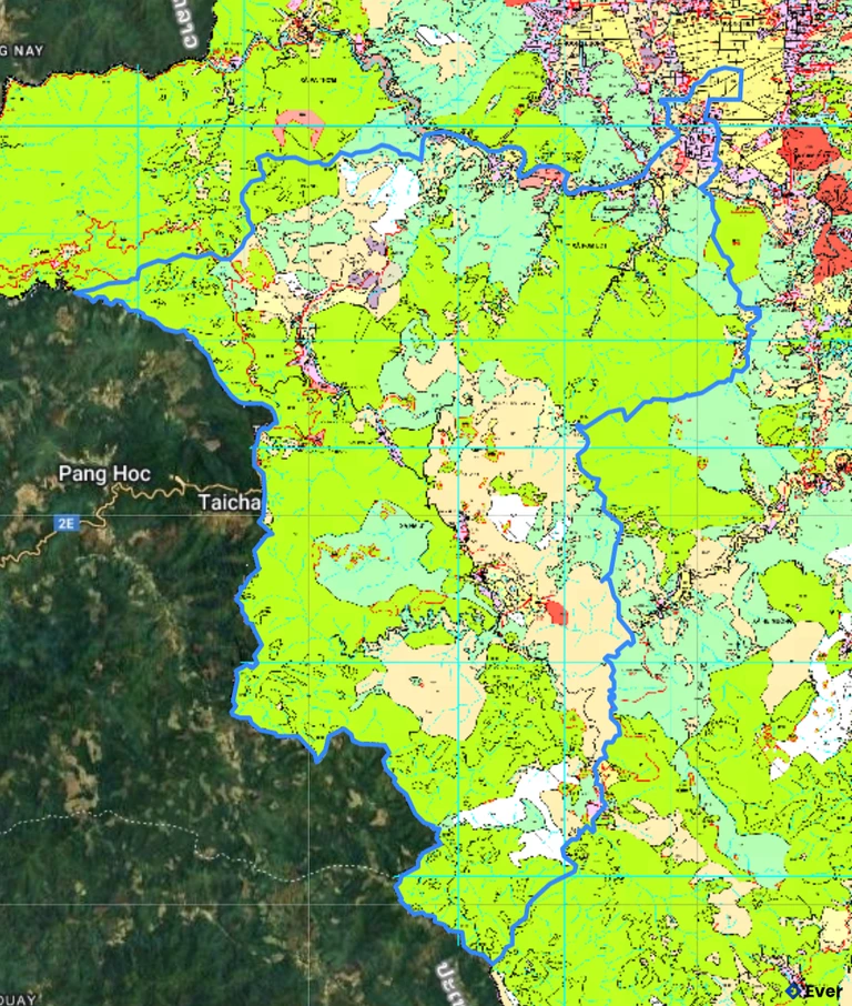 Bản đồ quy hoạch xã Sam Mứn