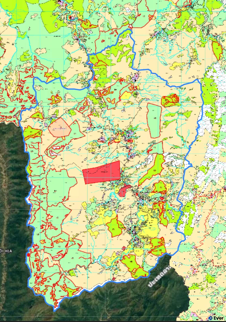 Bản đồ quy hoạch xã Si Pa Phìn