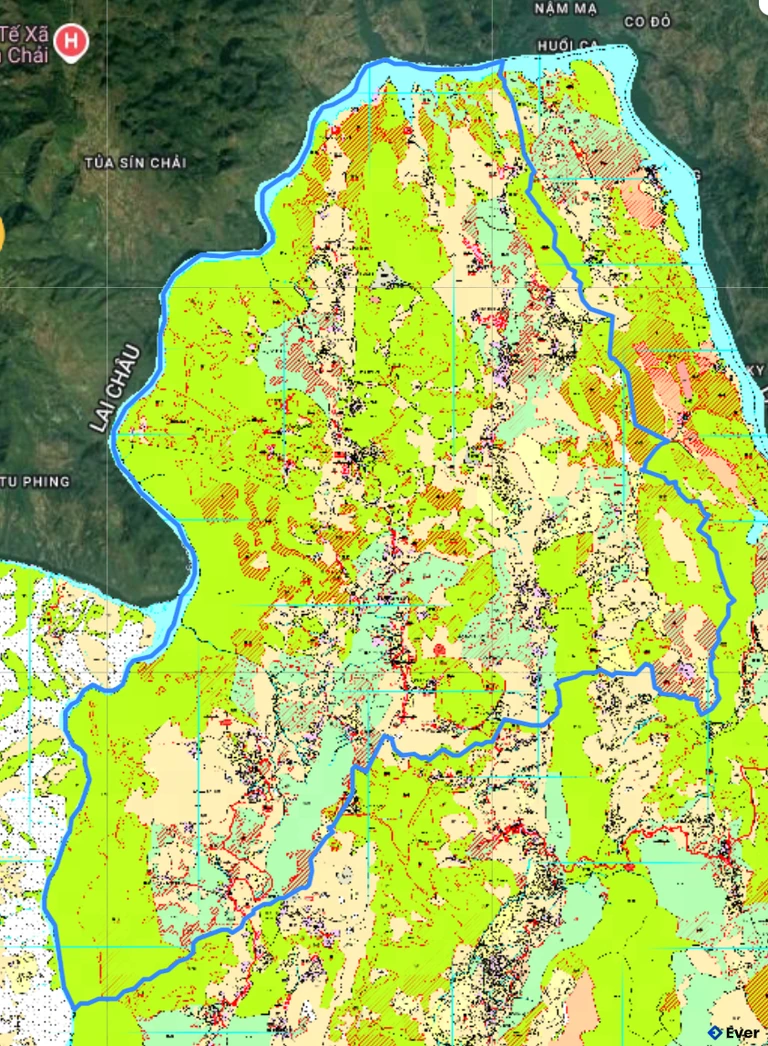 Bản đồ quy hoạch xã Sín Chải