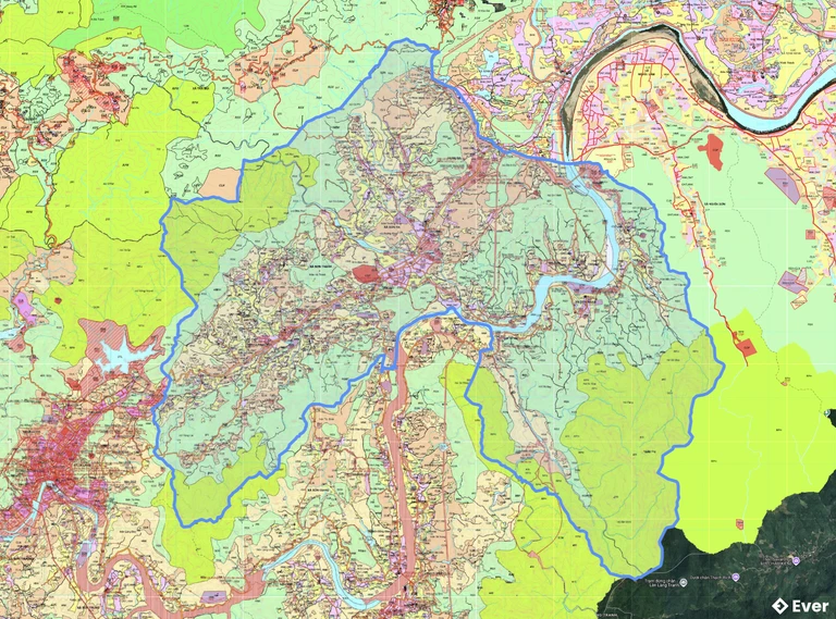 Bản đồ quy hoạch xã Sơn Hạ